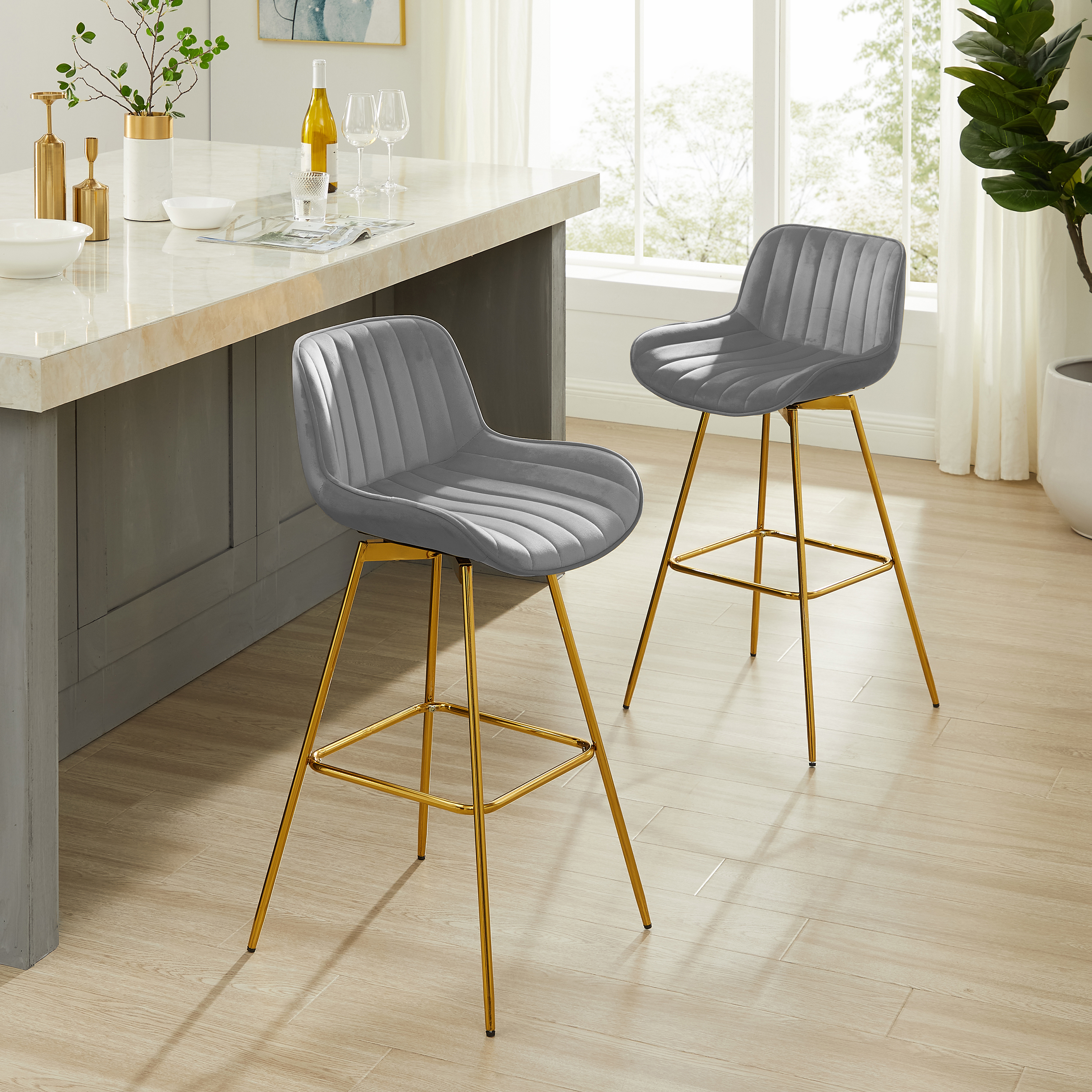 Art Leon Bar Stools: Upholstered - Sears