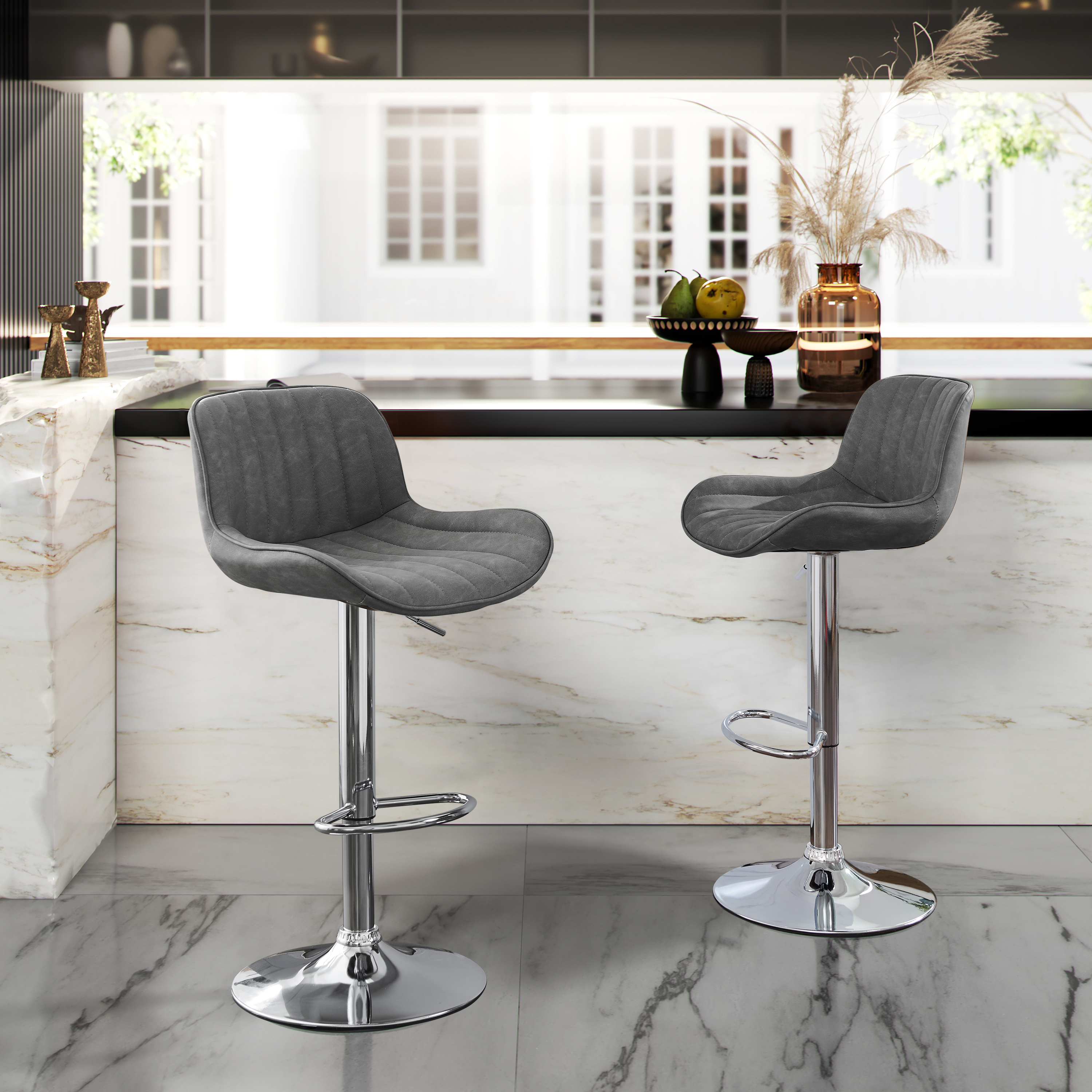 Art Leon Bar Stools: Upholstered - Sears