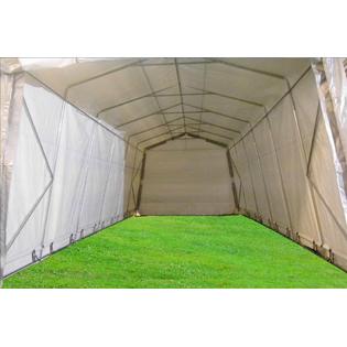 Delta Canopy Cp 2413grywht Carport 24 X13 Garage Storage Canopy