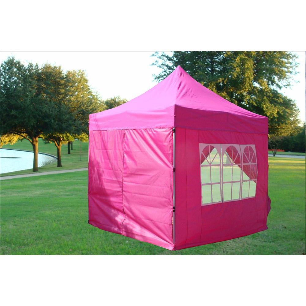 Delta canopy 8'X8' Pink - Pop up Canopy Party Tent Gazebo Ez