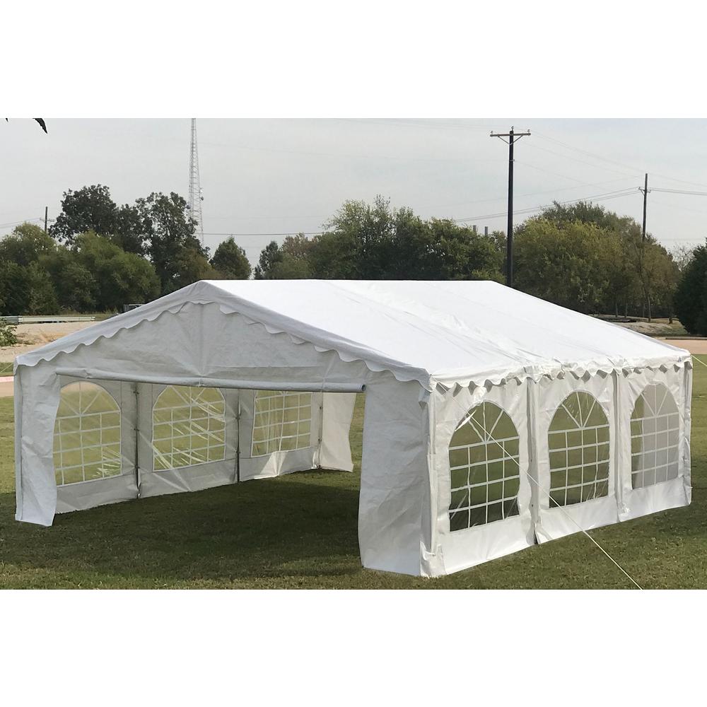 Delta canopy 20'x16' Budget PE Party Tent - Heavy Duty Wedding Canopy Gazebo Carport - By DELTA Canopies