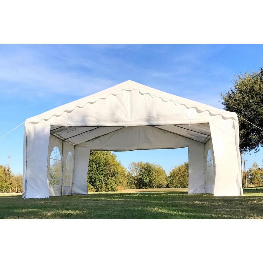 Delta canopy 20'x16' Budget PE Party Tent - Heavy Duty Wedding Canopy Gazebo Carport - By DELTA Canopies