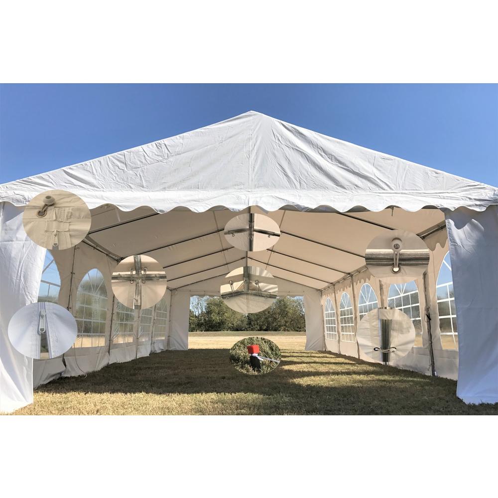 Delta canopy 32'x16' PVC Fire Retardant Tent - Heavy Duty Wedding Party Canopy Shelter - By DELTA Canopies