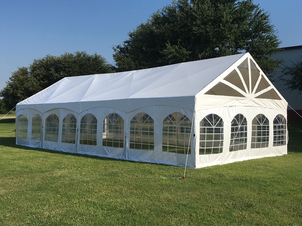 Delta canopy CLREND-PVC4020-FR 40'x20' PVC Marquee - Heavy Duty 