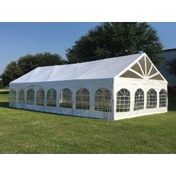Delta canopy 40'x20' PVC Marquee - Heavy Duty Large Party Wedding Canopy Tent Gazebo Shelter w Storage Bags by DELTA Canopies