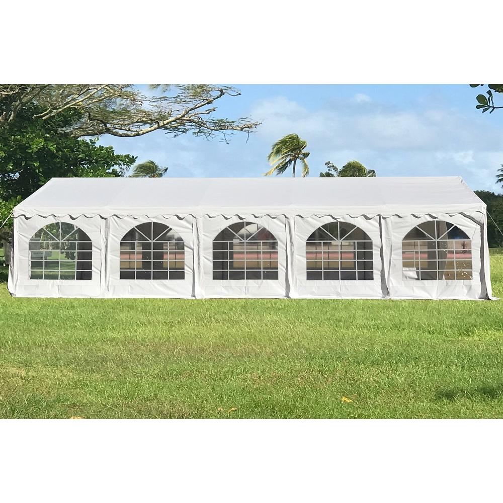 Delta canopy 32'x16' Budget PVC Party Tent White - Heavy Duty Wedding Canopy Shelter - By DELTA Canopies