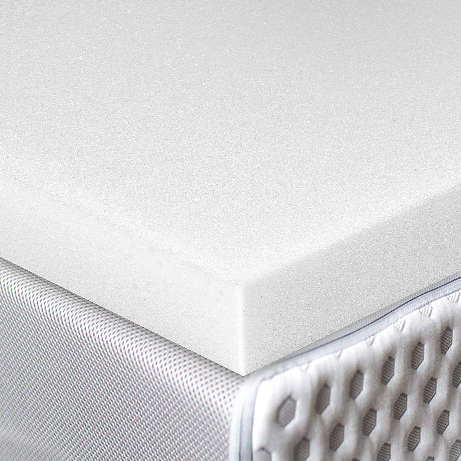 Serta Inch Thick Deluxe Memory Foam Mattress Topper Queen