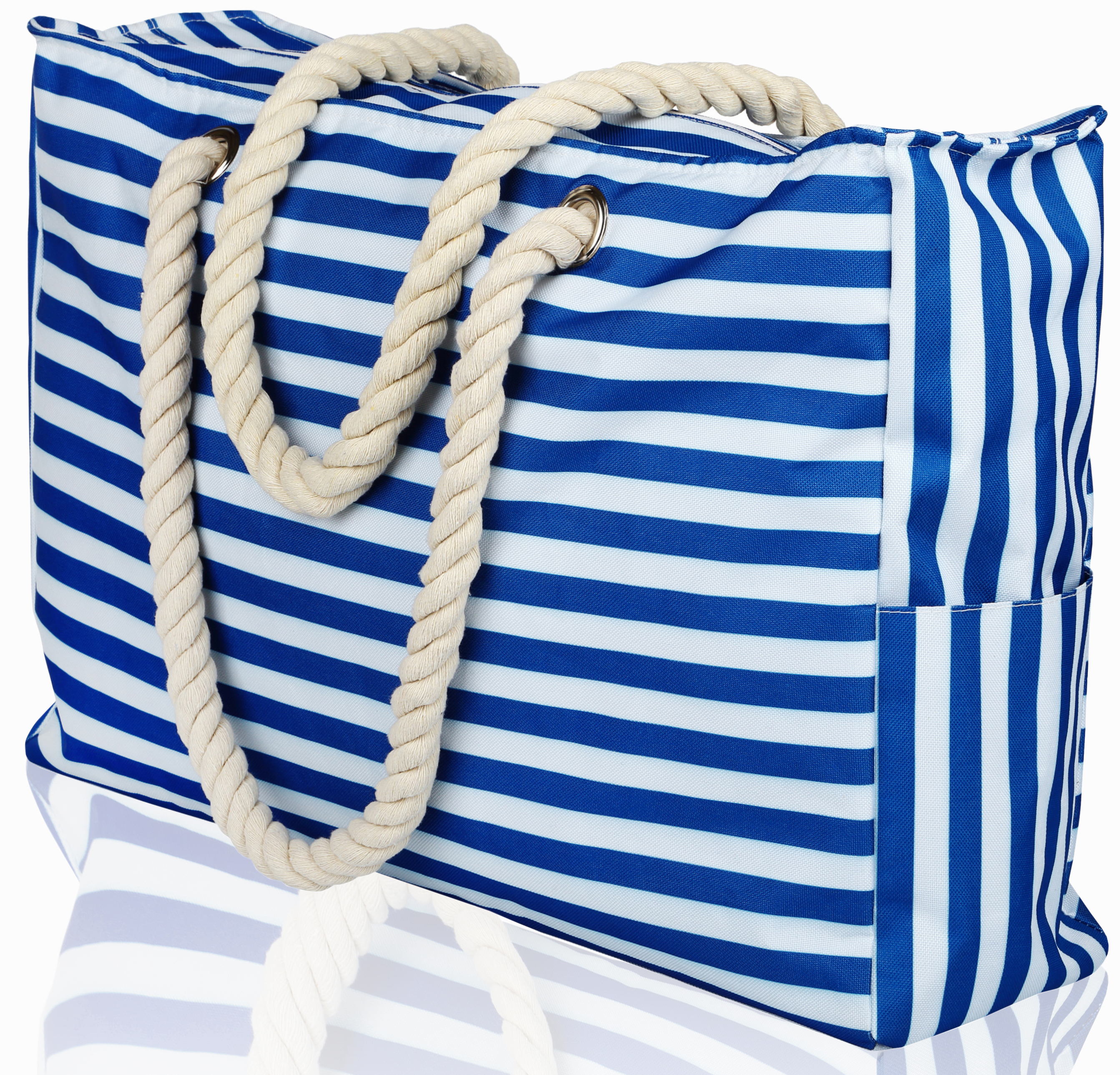 zip top beach bag