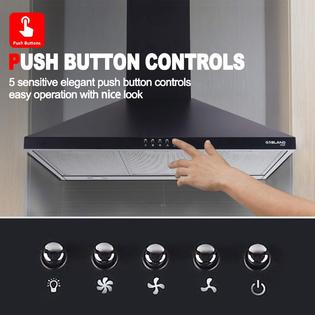 Gasland chef Gasland Chef PR36BP Black 36-inch Wall Mount ...