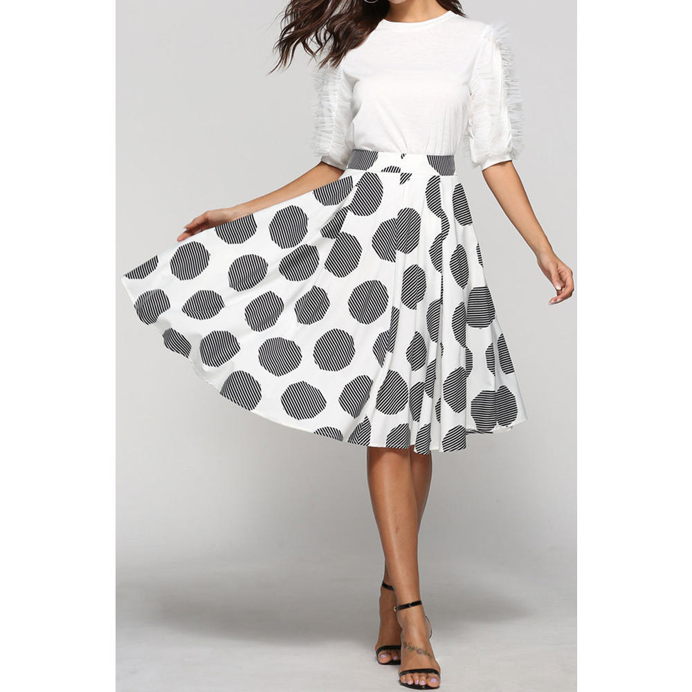 Zara Beez Women Printed Long Swing Fashion Skirt