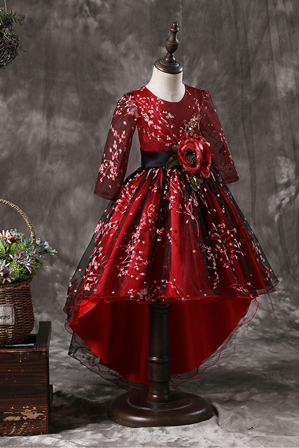 baby high low dress
