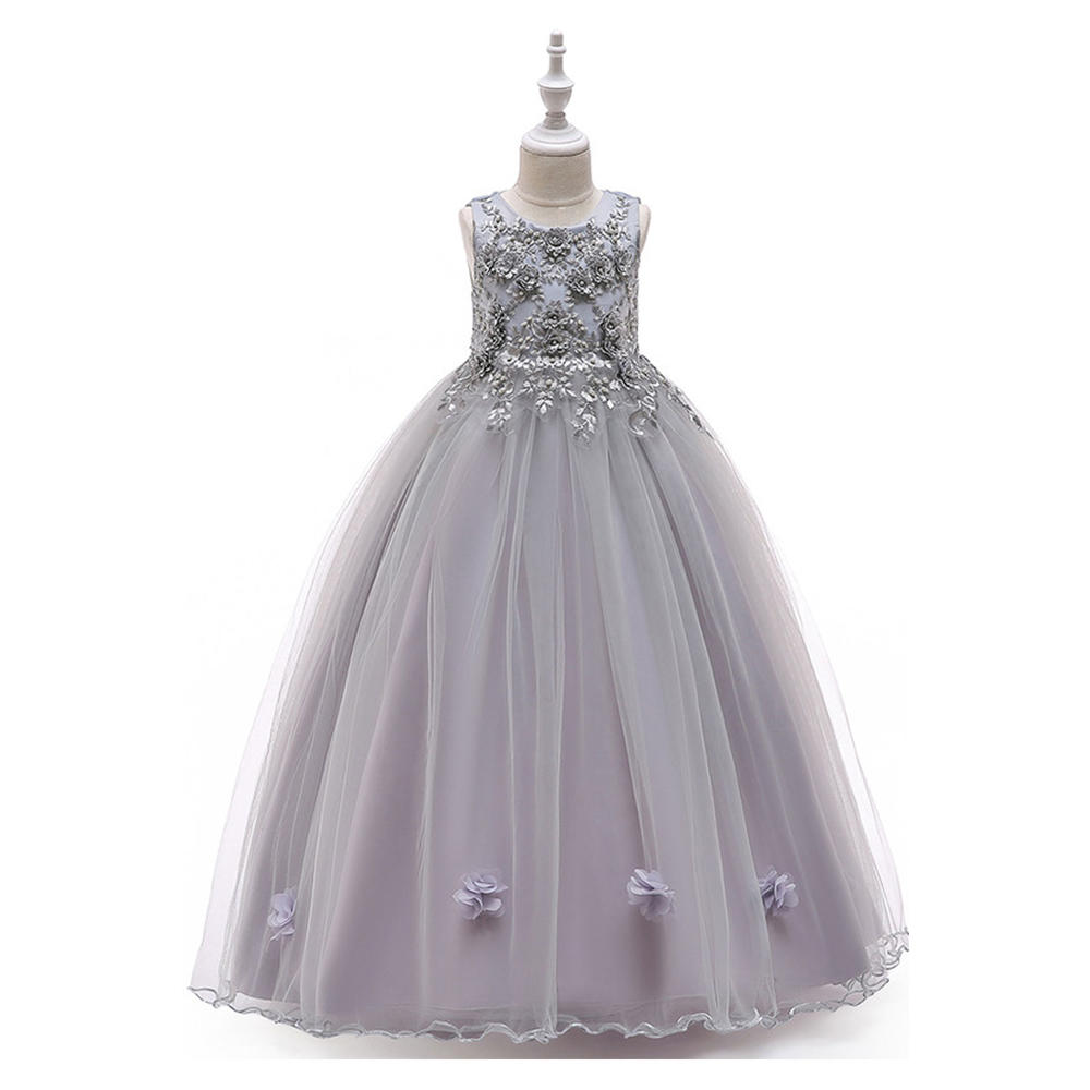 Zara Beez Kids Girls Cute Sleeveless Decorated Ball Gown Dress