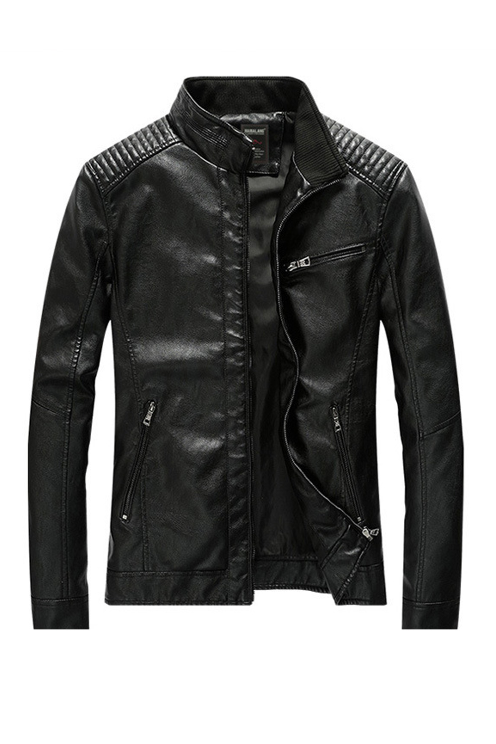 ジャケット・アウター ZARA MAN LEATHER PARKA WITH POCKETS L Zara mens parka coats deals