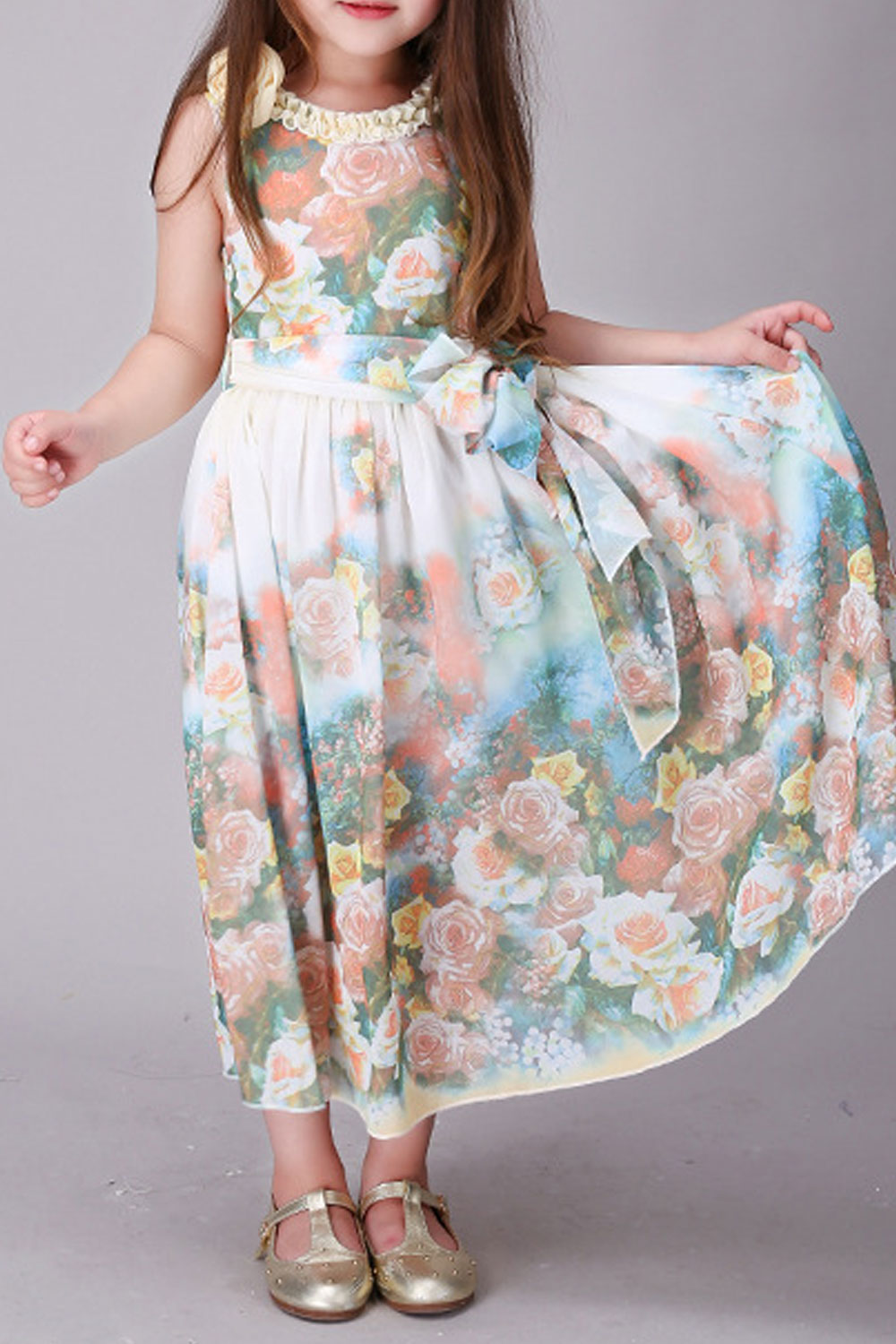 zara kids floral dress