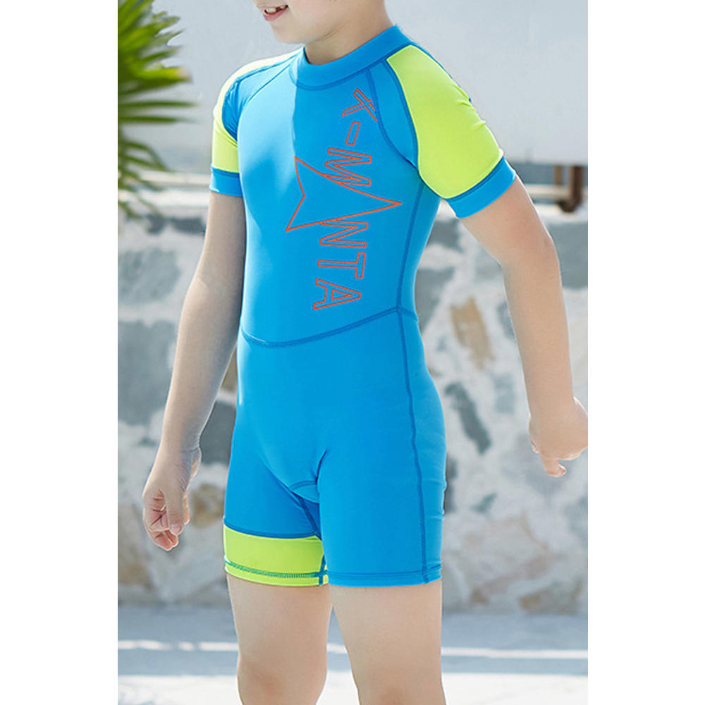 Zara Beez Kids One Piece High Neck Graphic Swimwear