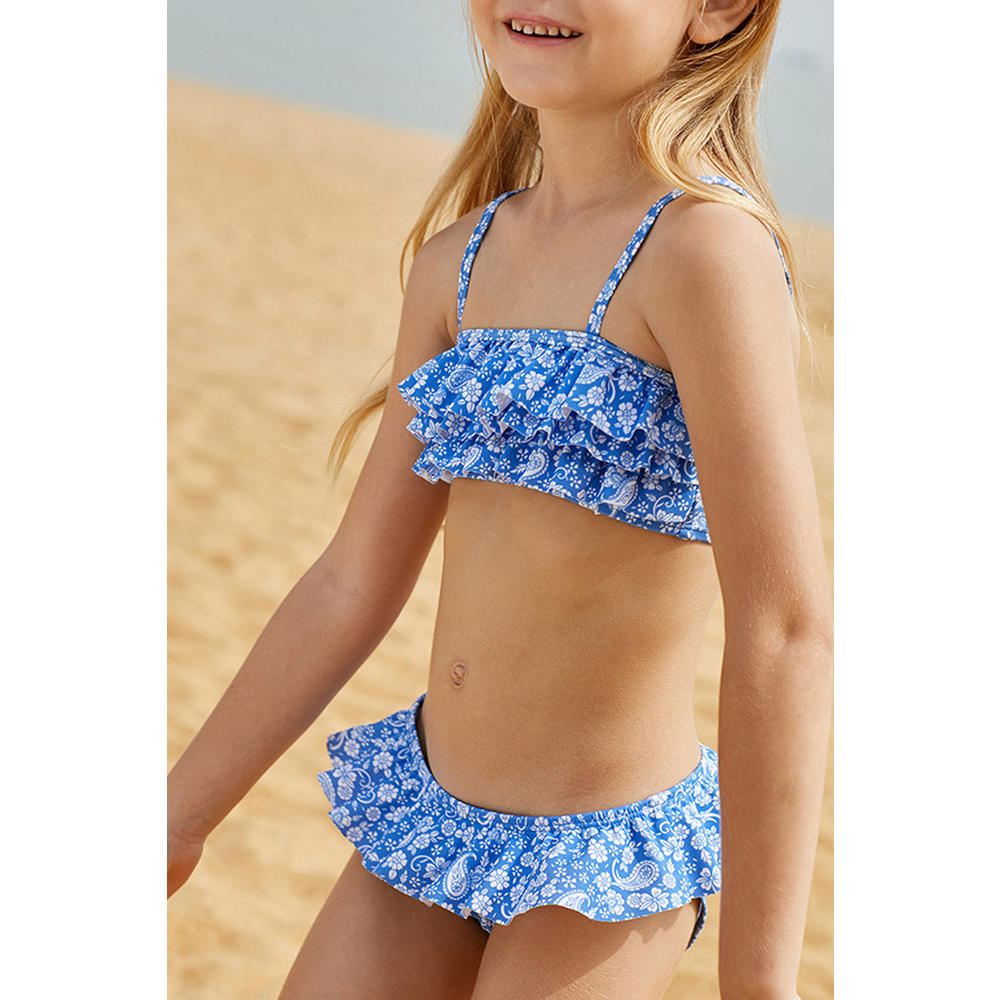 Zara Beez Kids Girls Ruffled Adjustable Swimwear Set
