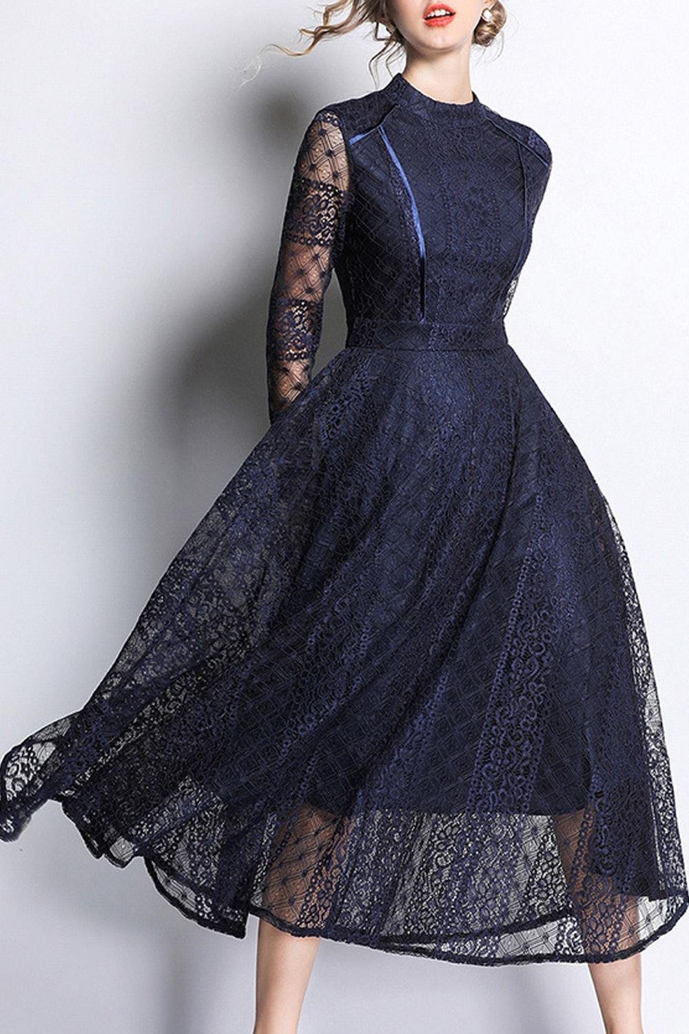 zara high neck dress