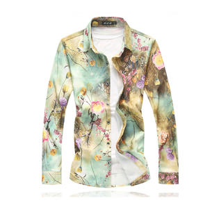 Zara mens flower shirt top