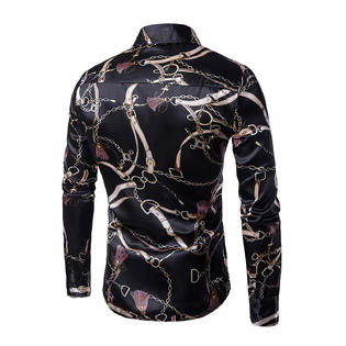 Zara Beez Men Fashion Design Nightclub Printed Shirt