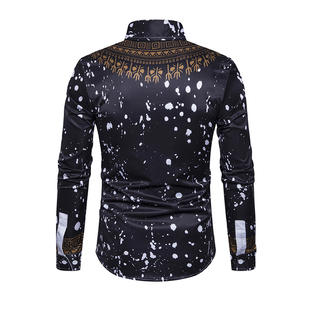 Zara Beez Men Smart Long Sleeve Printed Fashion Shirt