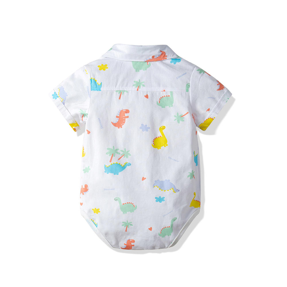 Zara Beez Toddler Baby Bow Neck Cute Printed Romper