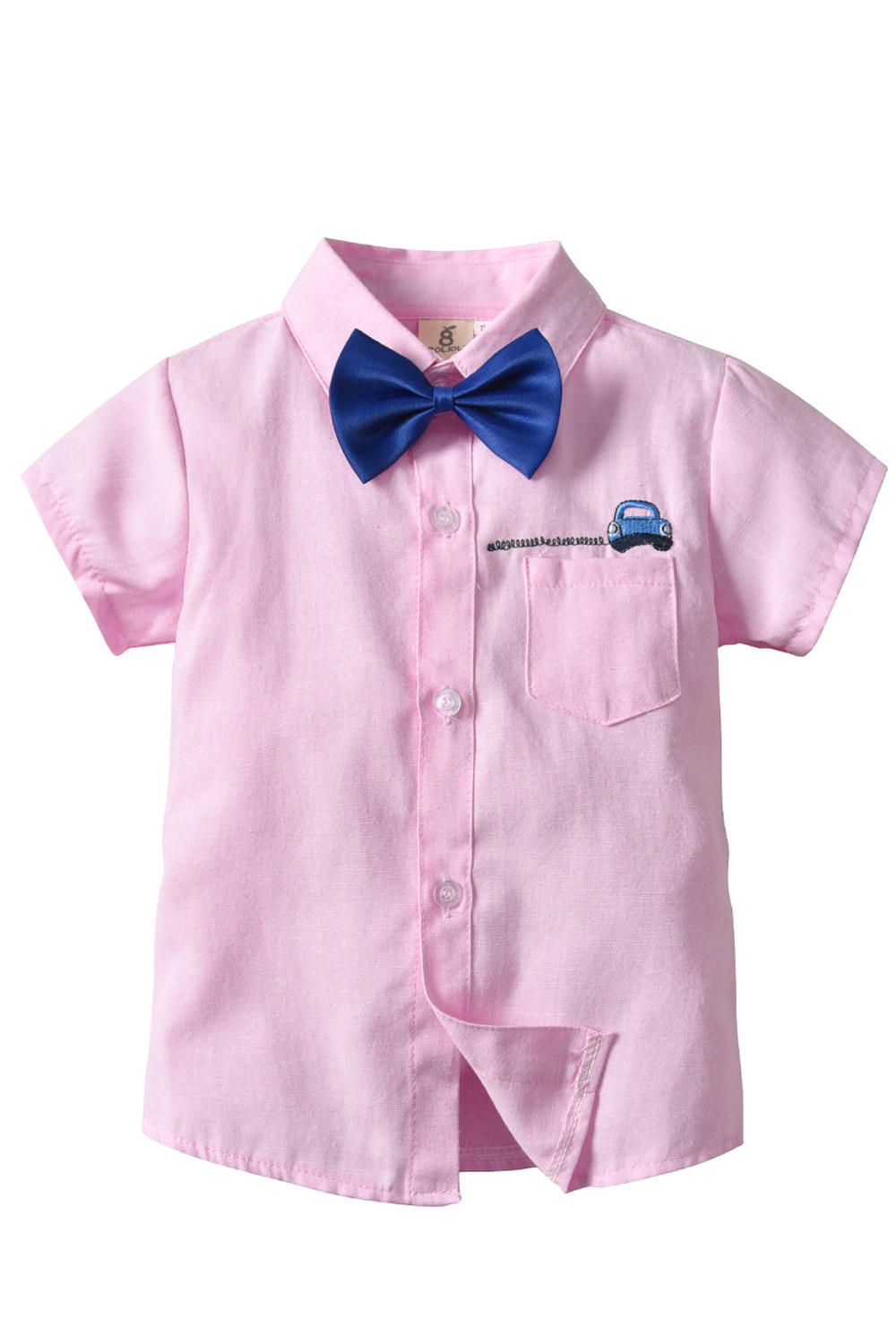 baby boy shirt with bow tie