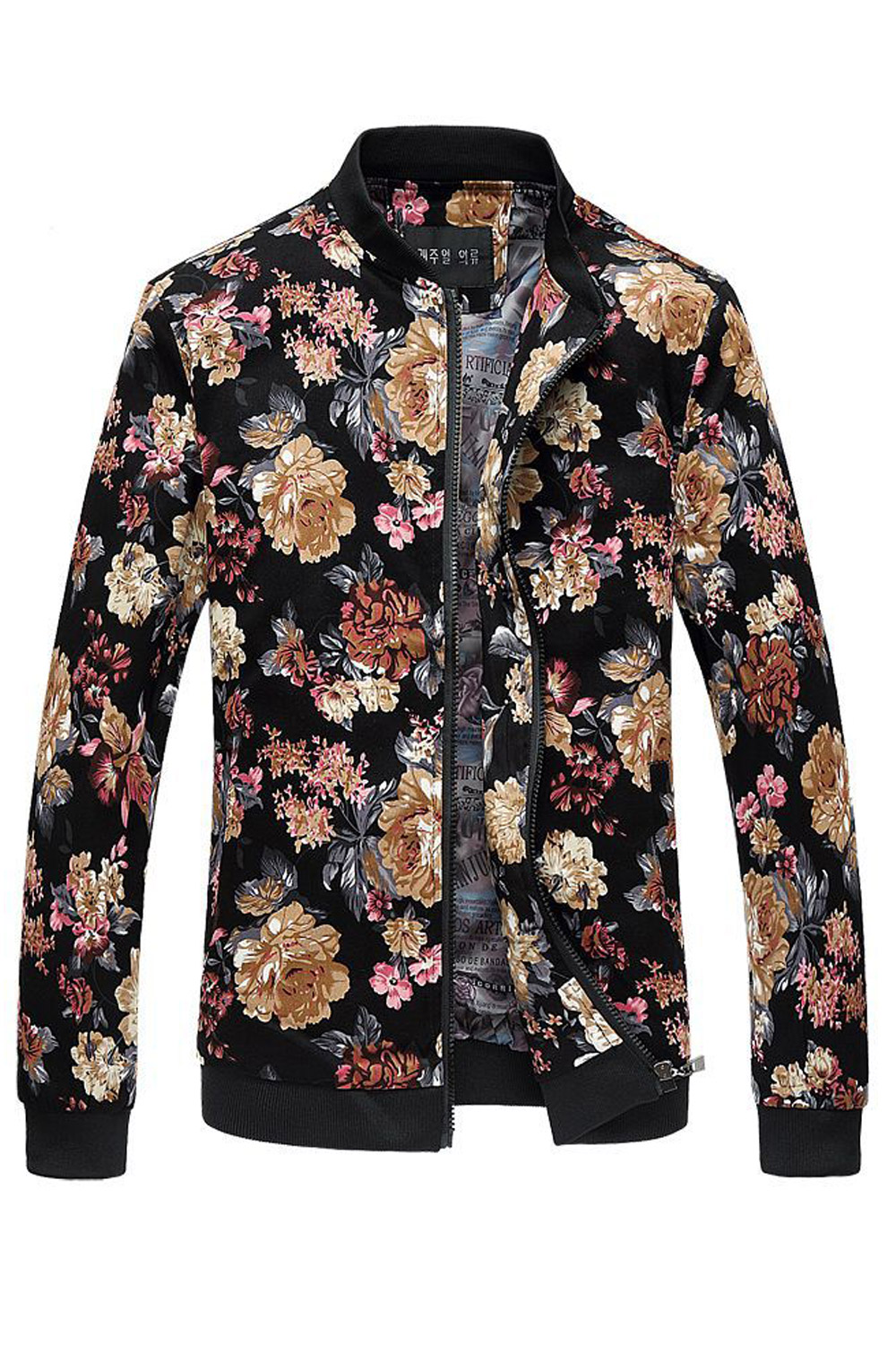zara flower jacket