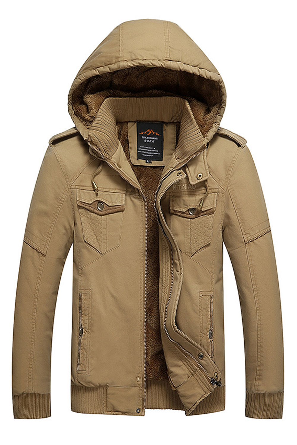 Zara Beez Men Thick Layered Drawstring Winter Jacket