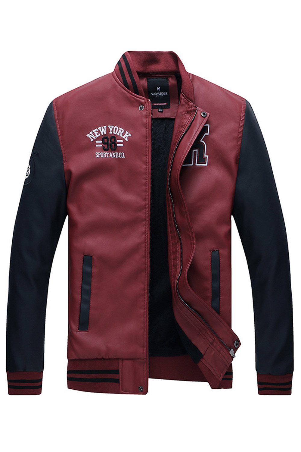 zara red mens jacket