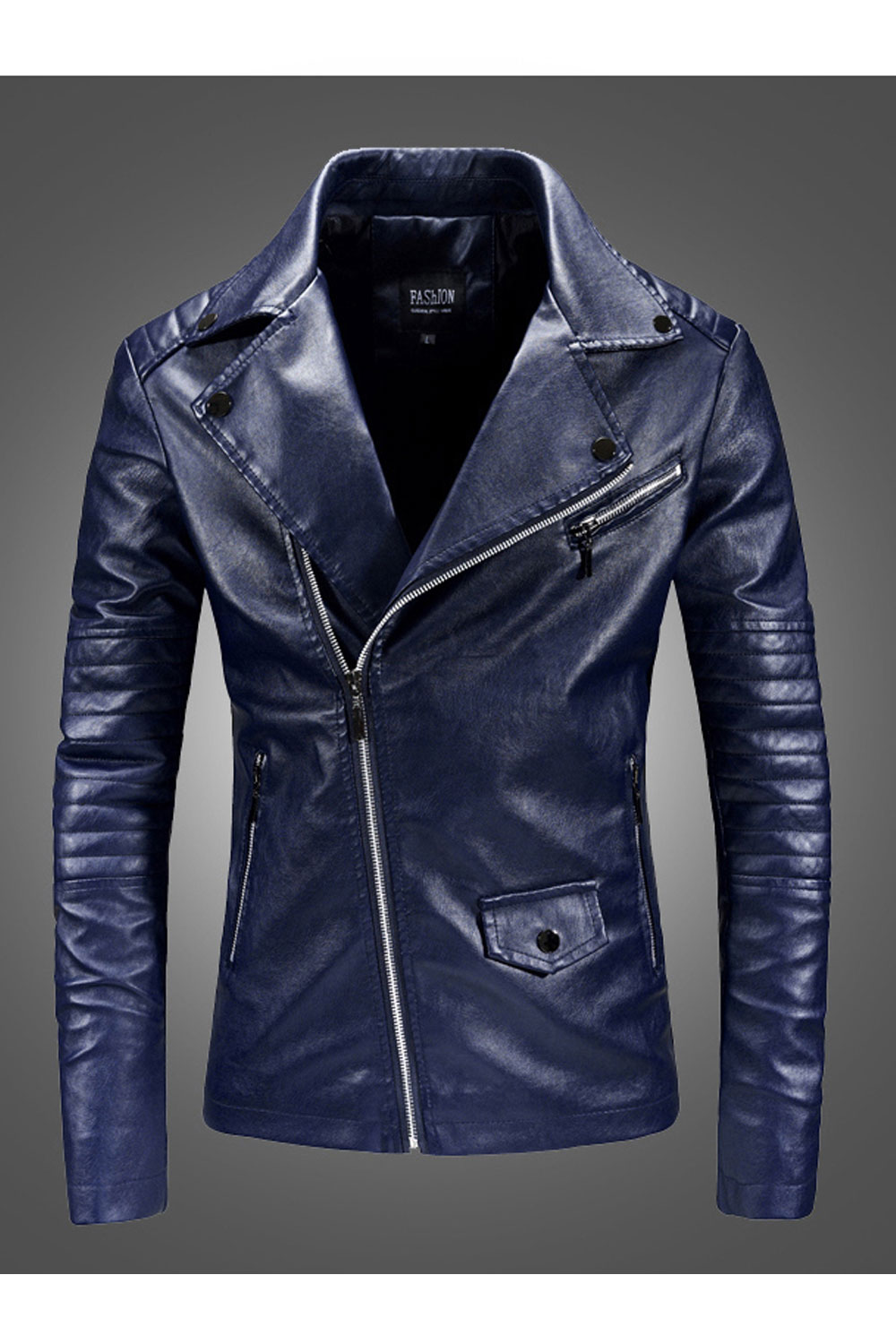 zara man blue jacket