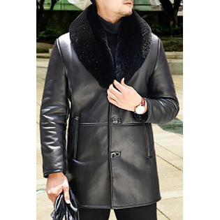 Zara leather 2025 faux fur jacket