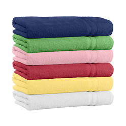 Home Sweet Home Dream Inc 100% Cotton 4-Pack Bath Towel Sets - Extra Plush & Absorbent Bath Towels - 54" L x 27" W