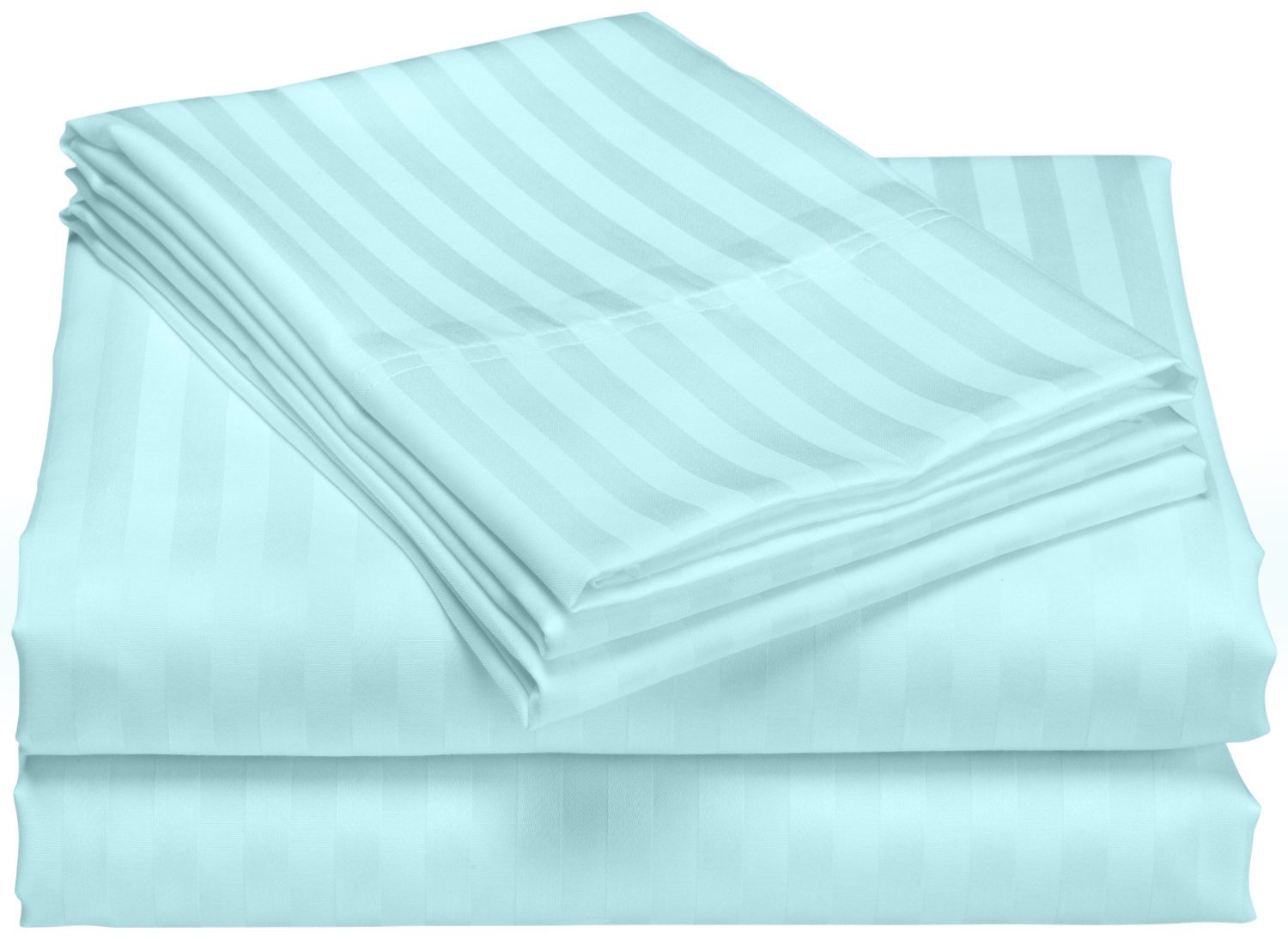 Home Sweet Home Dreams Inc 1200 Thread Count 100% Cotton Hotel Stripe Sheet Set
