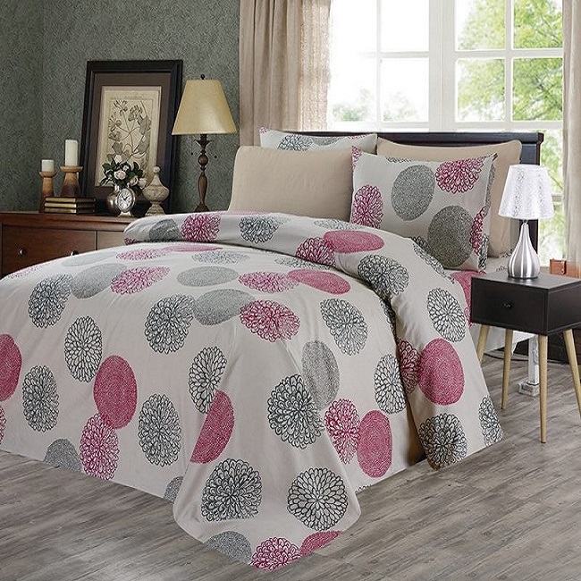 Home Sweet Home Hotel Club 1800 Extra Soft Luxurious Print Sheet Set with BONUS Pillowcases