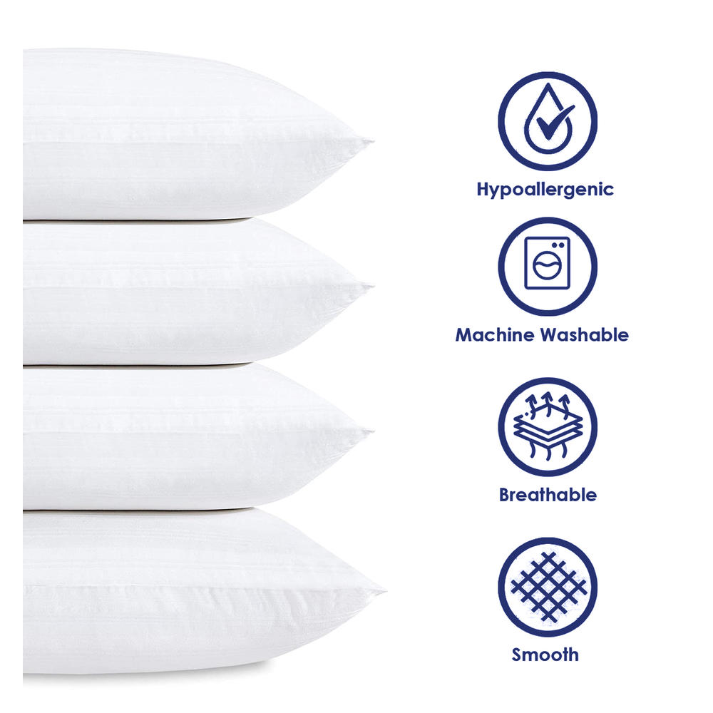Home Sweet Home Dreams Inc Hypoallergenic DownAlternative Super Soft Bed Pillows (4Pack)