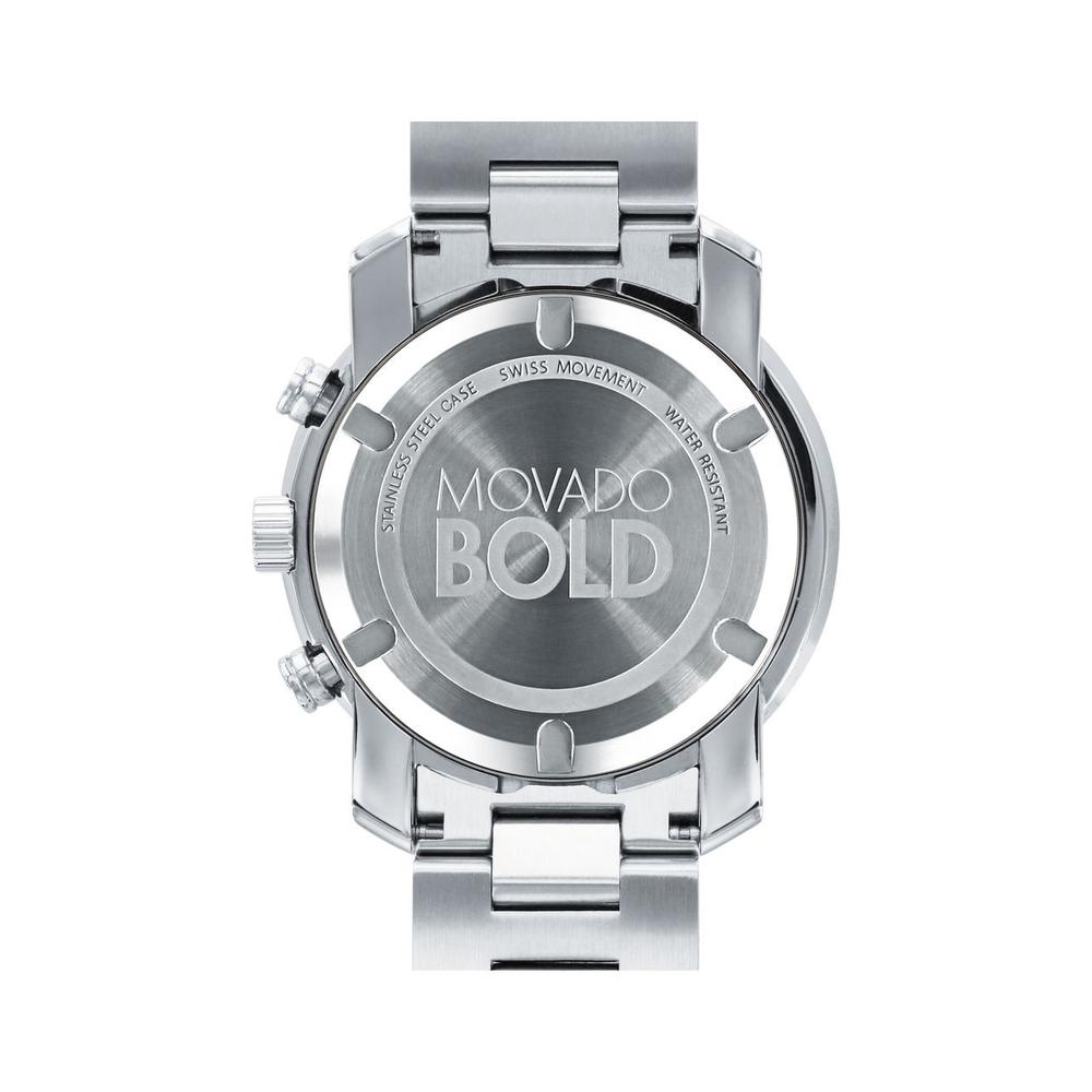 Movado Bold Chronograph 3600276 Silver Dial Stainless Steel Unisex Watch
