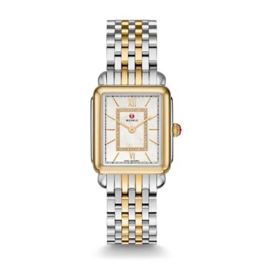 Michele Deco II Mid Two-Tone, Diamond Dial Watch mww06I000024
