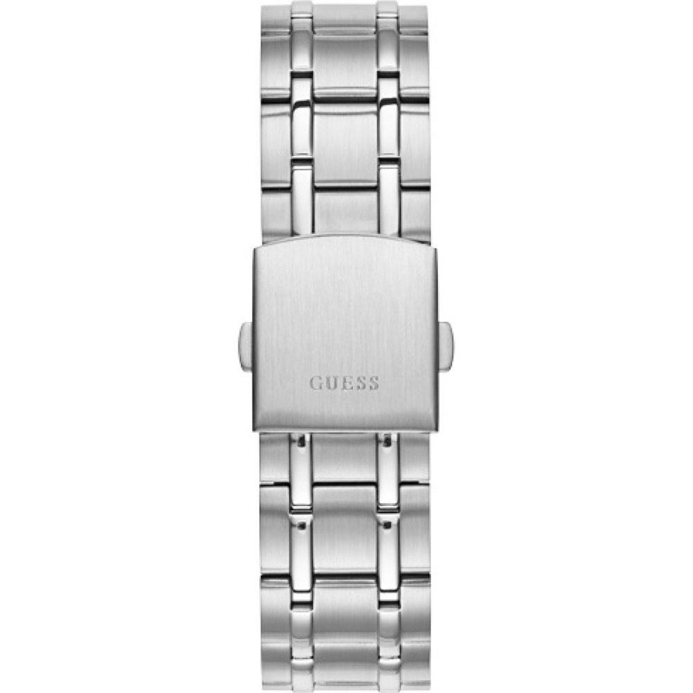Guess Men's U1001G1 Silver Stainless-Steel Japanese Quartz Fashion Watch