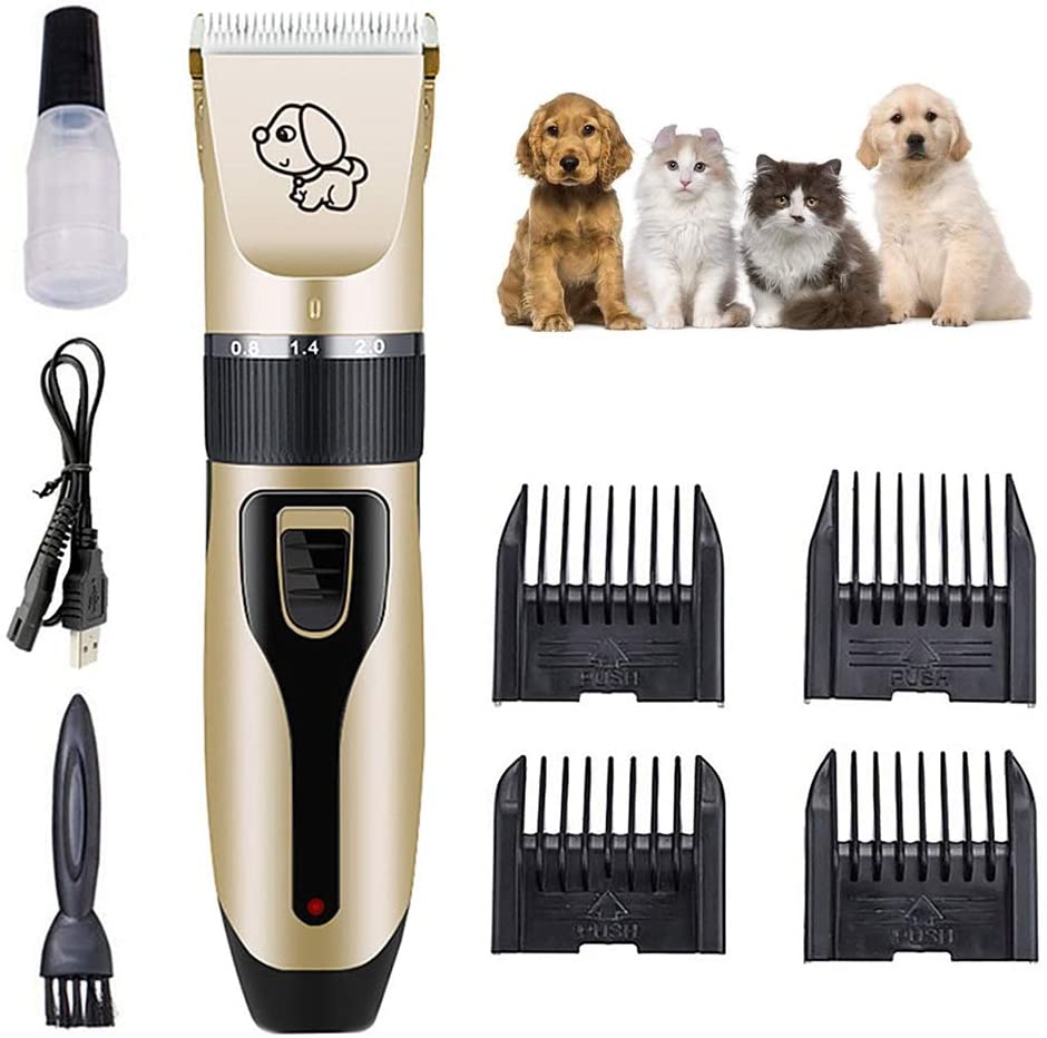 Automatic Comb And Best Shaver Hair Clipper Powered by battery Yalatan Dog Grooming Clipper not including Small Sizes Pet Fur Grooming Tool Electric Hair Trimmer