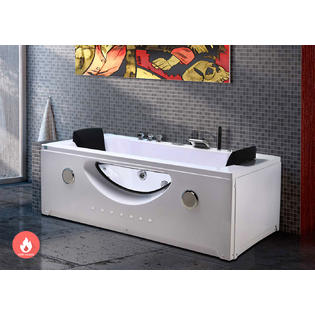 Simba Usa Inc Whirlpool Bathtub Hydrotherapy Hot Tub 2 Person Harmony Double Pump And Heater