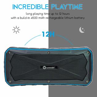 Woozik Spk Bt Active Woozik Active Waterproof Bluetooth Speaker Dual 8w Drivers More Bass Ipx7 Rating Microphone Power Bank Usb Aux And Micro