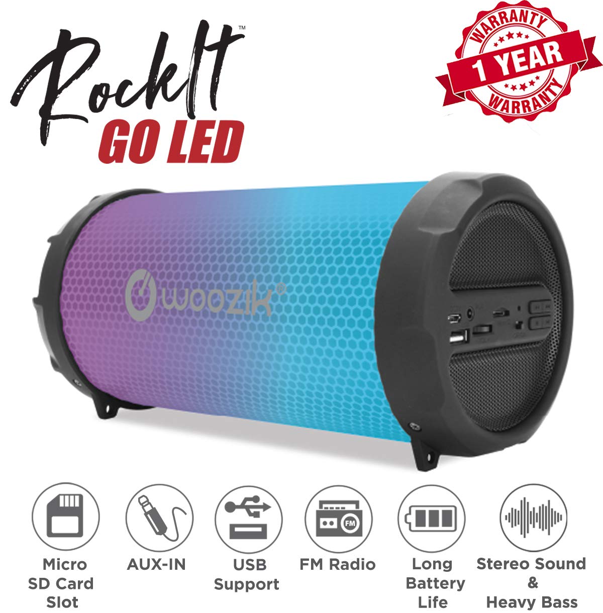 woozik bluetooth speaker