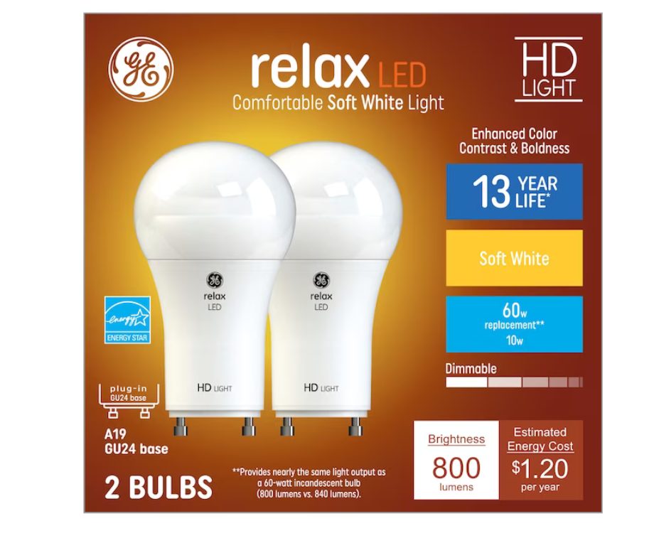 Ge gu24 on sale led bulb