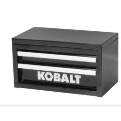 Kobalt Mini 10.83-in 2-Drawer Black Steel Tool Box kobalt #54195 #5265406