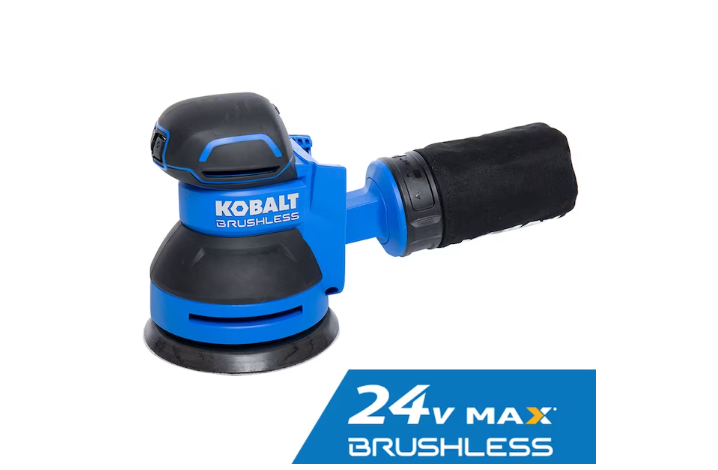 Kobalt 24-Volt Brushless Cordless Random Orbital Sander with Dust Management kobalt #KOS 2450B-03 #836361