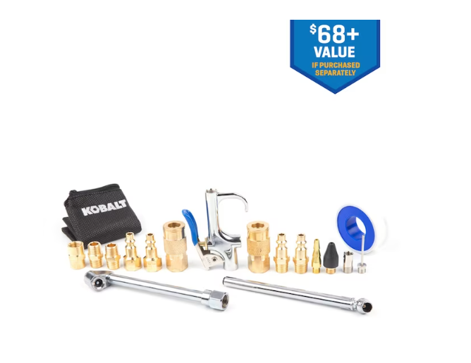 Kobalt 18piece Accessory Kit Ensemble kobalt SGYAIR200 498366