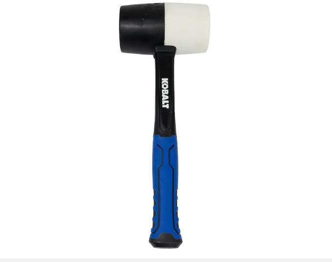 Kobalt 32oz Smooth Face Rubber Head Fiberglass Rubber Mallet kobalt 
