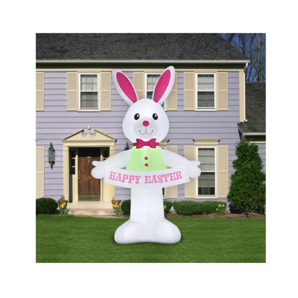 Gemmy 150-in H Lighted Easter Inflatable #G440511 #5062966