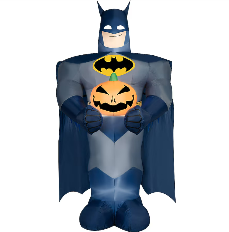 Warner Brothers 9-ft LED Batman with Pumpkin Inflatable Item