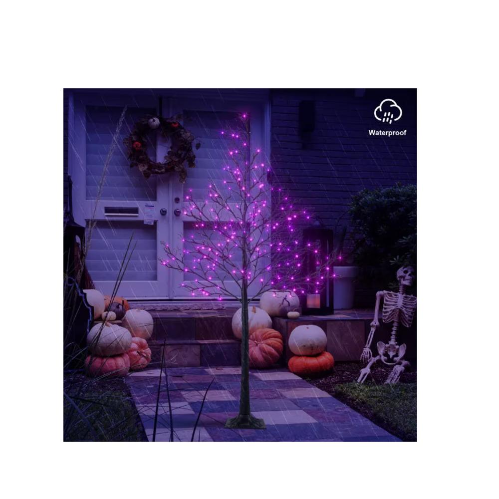 Lightshare 6 ft. Pre-decorated LED Pirate Halloween Yard Decorations ...